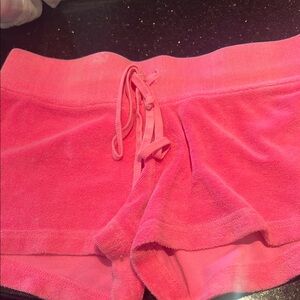 Hard Tail Pink Velour Lounge Shorts
